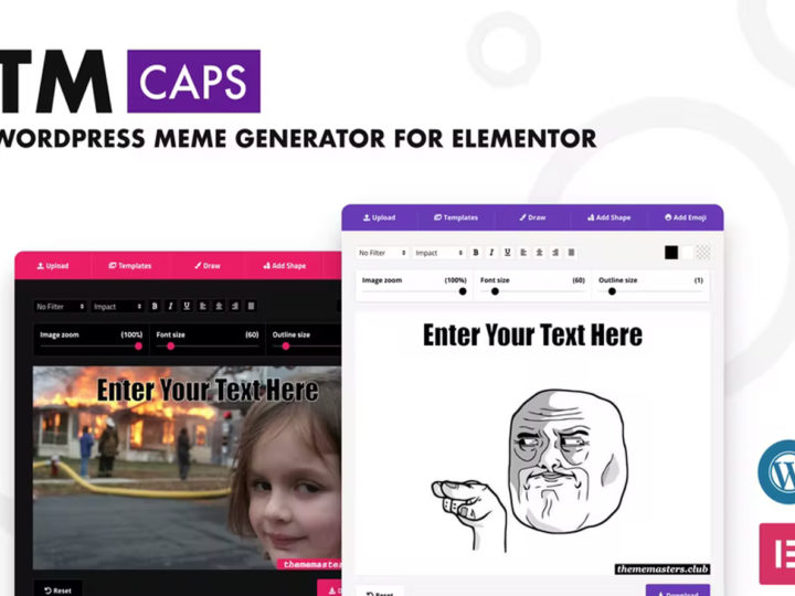 اضافة ووردبريس TM CAPS – WordPress Meme Generator