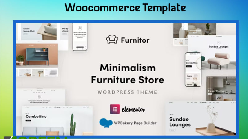 قالب ووكومرس Furnitor – Furniture Store للمتاجر الالكترونية لبيع الاثاث