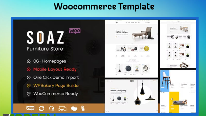قالب ووكومرس Soaz – Furniture Store للمتاجر الالكترونية لبيع الاثاث